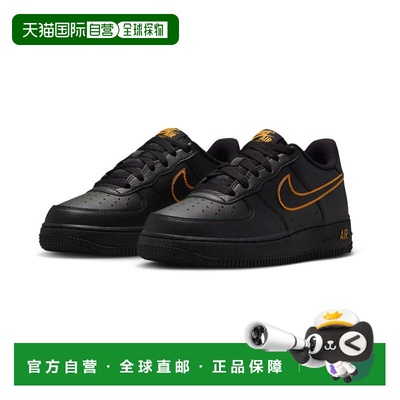 自营Kids Nike Air Force 1 'Sundial Black' Big ' Shoes 美国奥