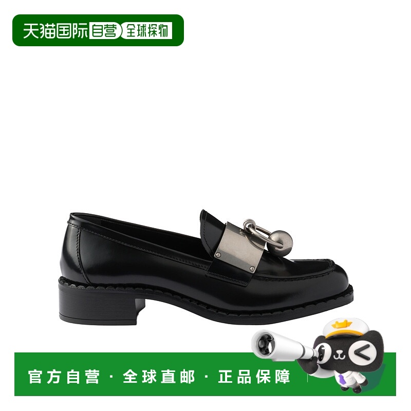 1h可退 香港直邮prada 女士 乐福鞋普拉达女鞋皮鞋一脚蹬
