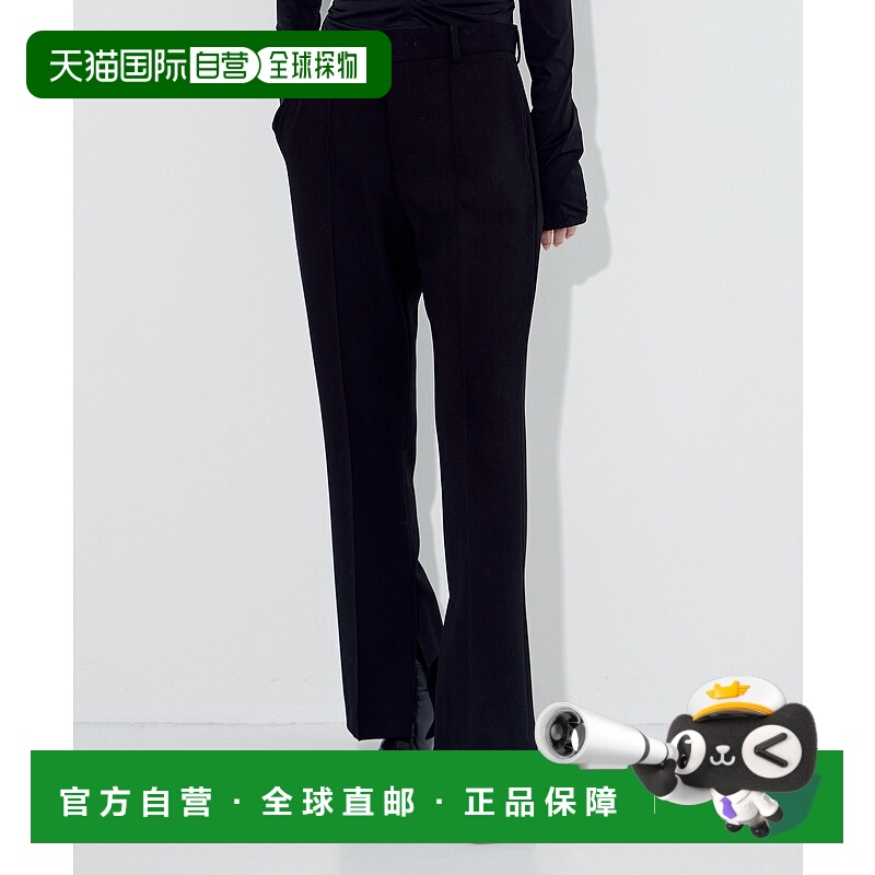 1h可退 日本直邮STUDIOUS 女士显瘦高腰开衩微喇裤 123441002