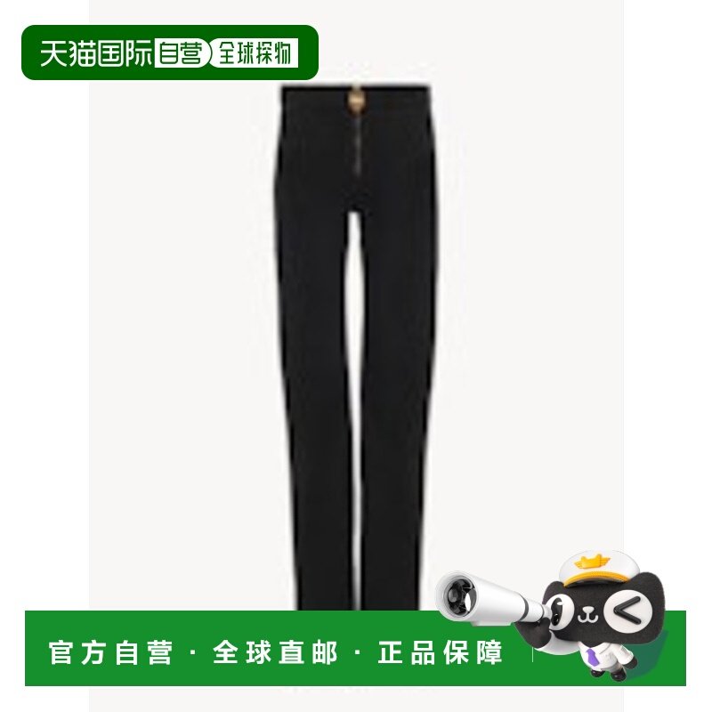 香港直邮CHLOÉ 女士正装裤 CH25WDP72150001 AW2025 黑色 TROUSER