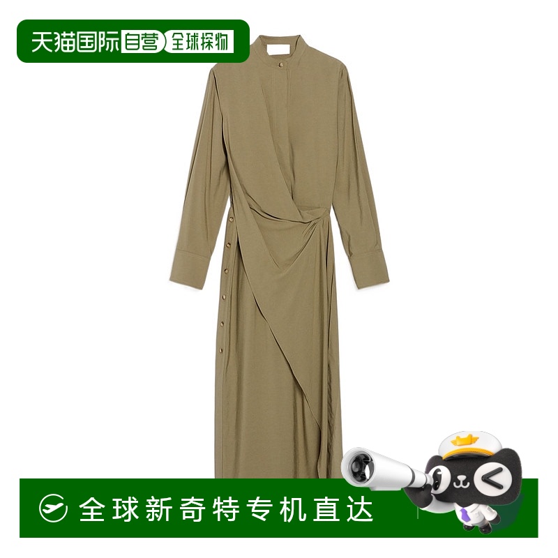 香港直郵Vanessa Bruno 長袖長裙 4HVA46V08723開衩