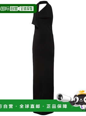 香港直邮Khaite 不对称领口连衣裙 81I-X55012长裙