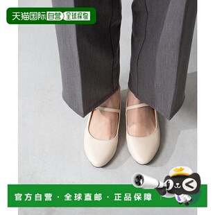 日本直邮Menue 3素材低跟女鞋 黑色玛丽珍鞋单鞋 ME8623BW01661