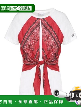 【99新未使用】香港直邮Red Valentino 绑带设计T恤 PR0MG08Z3QN