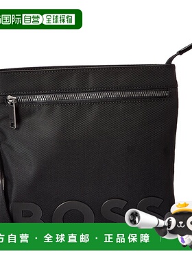 自营Hugo Boss Catch 2.0 Crossbody-黑色 斜挎包美国直发奥莱