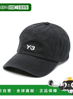 香港直邮Y-3 男士帽子 IN2391BLACK AW2025 黑色 BASEBALL HAT WI