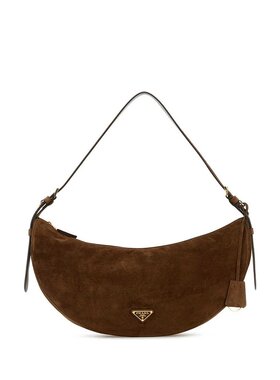 PRADA 女士单肩包 1BC255VOVO2C4SF0324 AW2025 棕色