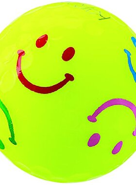 日本直邮Kasco高尔夫球荧光绿色笑脸徽标实用活力耐用运动