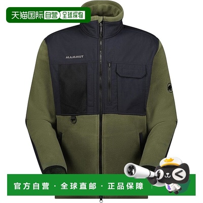 【日本直邮】猛犸象Moonstone Hybrid 立领夹克 亚洲版型 黑/绿