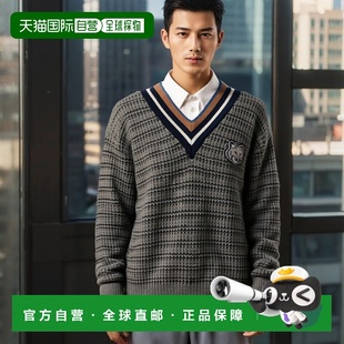 KITSUNE 色 V领针织男士 m191 BOL lm00803kt1095 日本直邮MAISON