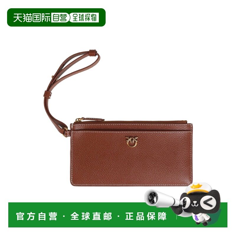 1h可退 香港直邮Pinko 品高 女士 钱包 brown棕色 舒适时尚手拿包,箱包皮具/热销女包/男包,钱包,淘宝优惠券,粉丝福利购,淘宝优惠卷