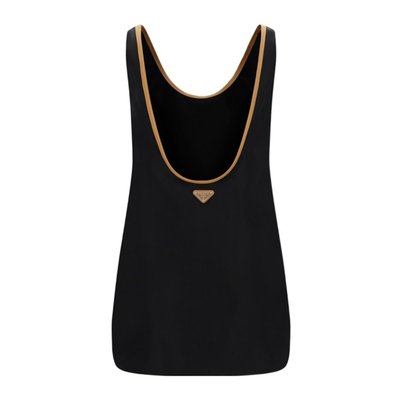 Prada 深圆领连衣裙 2307091WQ8SOOO