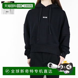 徽标连帽衫 200000 日本直邮MSGM 2000MDM509 女士连帽套头衫 长袖