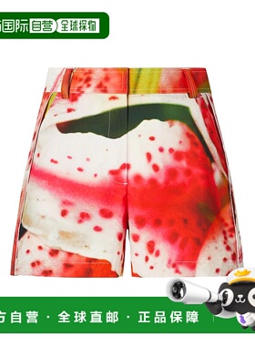 1h可退 香港直邮潮奢 Tory Burch 托里 伯奇 女士 斜纹短裤 17095