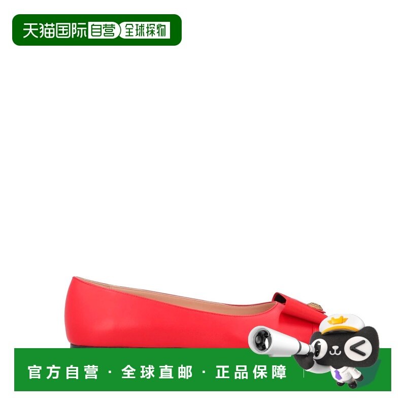 1h可退 香港直邮潮奢 Bally 巴利 女士 芭蕾舞鞋 red红色 舒适时,女鞋,浅口单鞋,淘宝优惠券,粉丝福利购,淘宝优惠卷