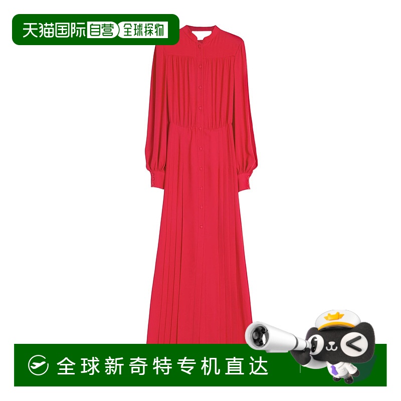1h可退 香港直邮VALENTINO 女士连衣裙 BVDKJ51MHR9M SS2025 红色