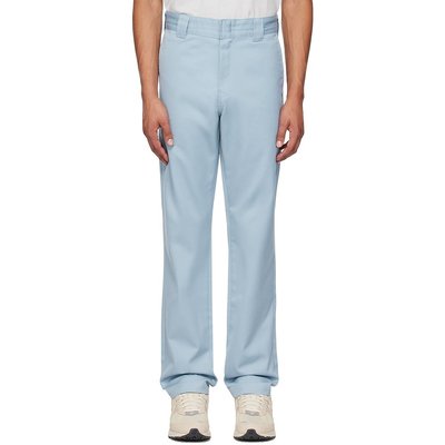 潮奢 Carhartt 卡哈特 男士 蓝色 Master 长裤 I034233