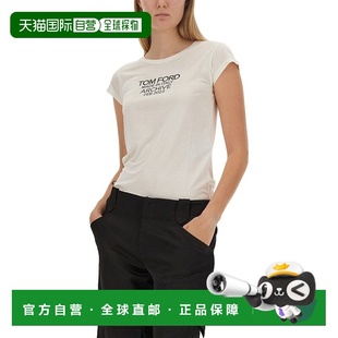 AW2023 香港直邮TOM TSJ559FAX835XAWLB 女士T恤 白色 FORD