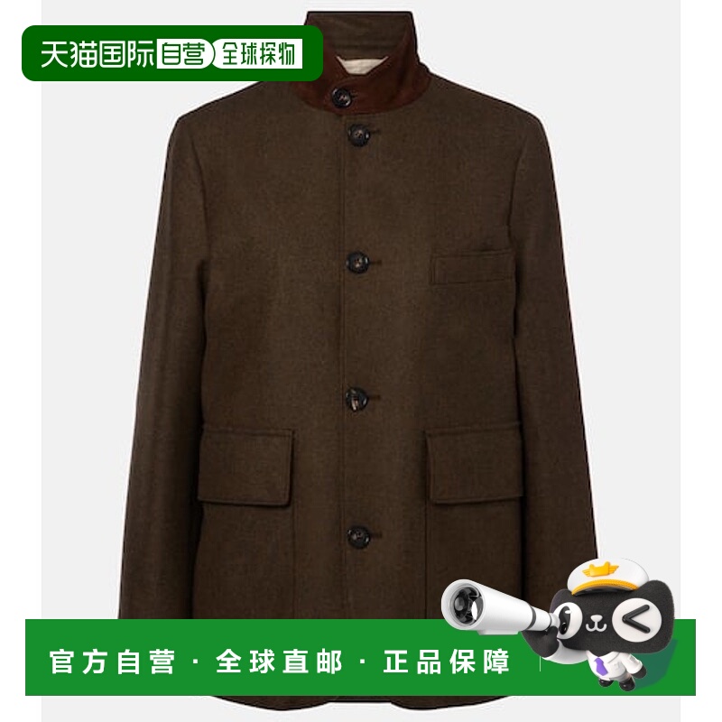 香港直邮Loro Piana 诺悠翩雅 女士 羊毛羊绒夹克