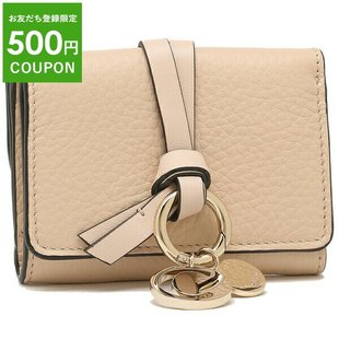 迷你钱包女士 日本直邮Chloe Alphabet Trifold CHC21WP94 钱包