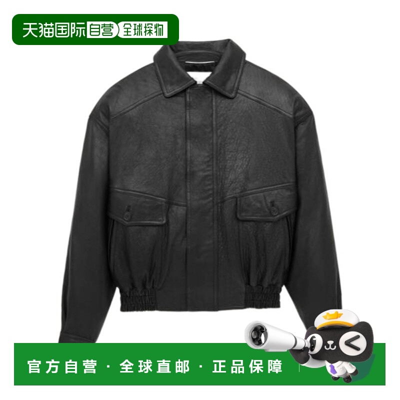 香港直邮Saint Laurent 长袖皮夹克 843656YCNF2皮衣