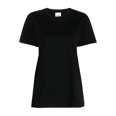 Isabel Marant 徽标短袖T恤 TS0103FAA2N44I