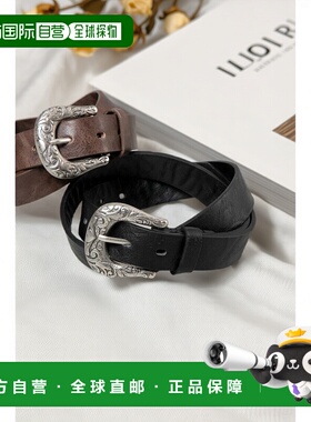 1h可退 日本直邮WEGO 男女同款西部风复古腰带 WE24AW11SG0013