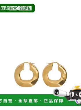 1h可退 香港直邮Jil Sander logo标志耳环 J11VG0342P7009