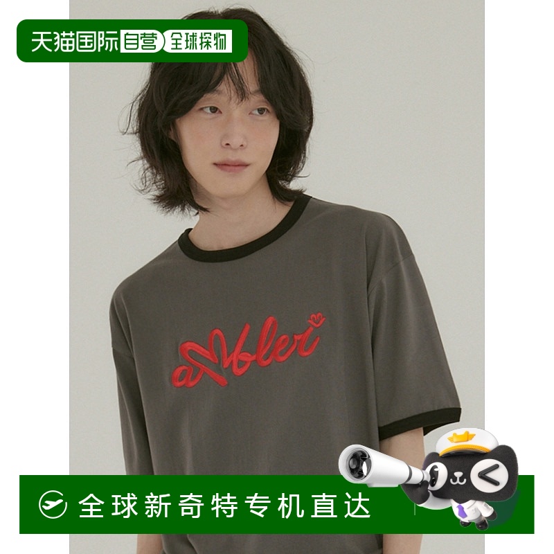 1h可退韩国直邮ambler上装T恤