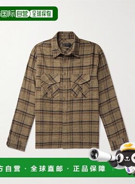 香港直邮NILI LOTAN 男士 Christophe 格纹棉质法兰绒衬衫 11771W