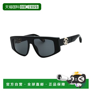 自营Roberto Cavalli女式SRC037M 99毫米太阳镜-米色 美国奥莱直