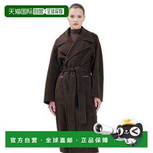 自营 Nicole Benisti 女式彩虹裹身外套 - 巧克力色 美国奥莱直发