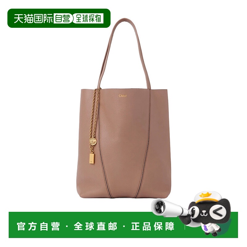 香港直邮CHLOÉ 女士手提包 C25SS811N84527 AW2025 棕色 Chloe Ba