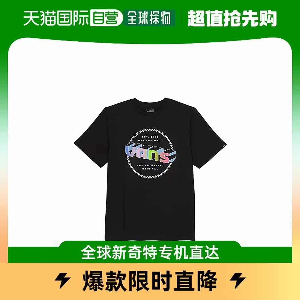 香港直邮潮奢 Vans 男童数码亮色短袖T恤(大童)童装怎么样,好用不?