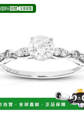 自营vir jewels1 cttw Lab Created Diamond Engagement Ring in