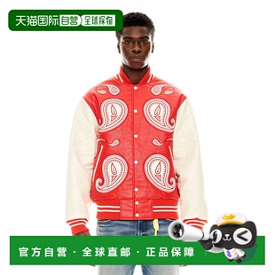 Paisley红色校队夹克 自营cult individualityCult 美国奥莱