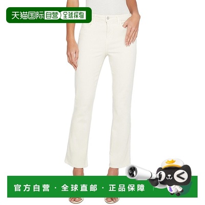 自营 l'agenceL’AGENCE Tati高腰迷你靴法国香草牛仔裤-白色 美