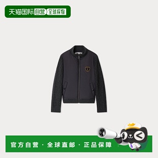 欧洲直邮Bonpoint小樱桃 Jarod男童黑色针织拼接羽绒马甲羽绒服