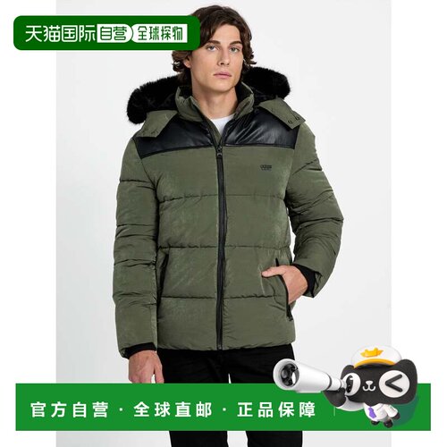 日本直邮GUESS 户外羽绒夹克 A81U