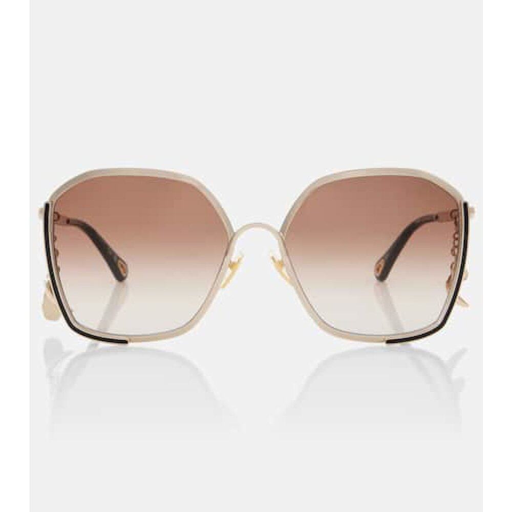 潮奢 Chloe 蔻依 女士 Symbols 方框太阳眼镜