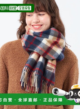 1h可退 日本直邮MACKINTOSH PHILOSOPHY 女装 全羊绒 格纹围巾 可
