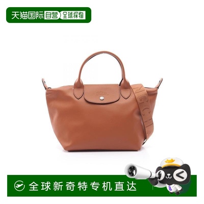 日本直邮中古Longchamp珑骧女包S级99新Handle Bag手提袋牛皮斜挎