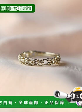 1h可退 日本直邮cui-cui 钻石 镂空设计 戒指 K10YG 759178