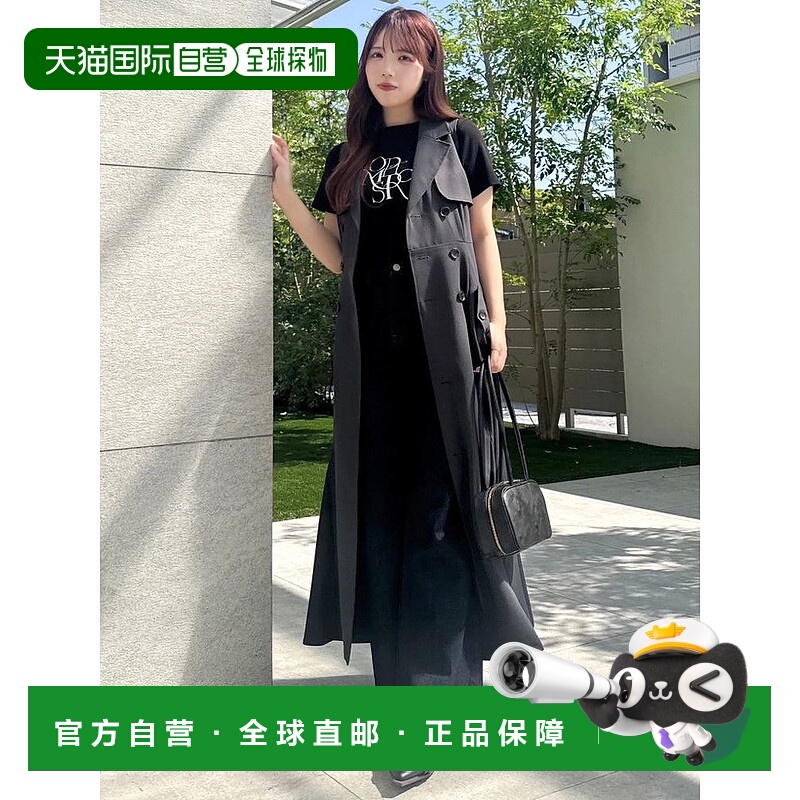 1h可退 日本直邮dazzlin 女装 仿皮感收腰显瘦连衣裙 半拉链设计