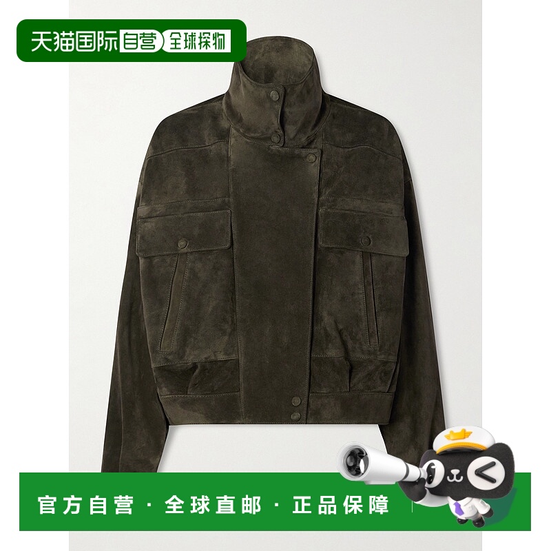 香港直邮Saint Laurent 圣罗兰 女士 绒面革夹克 785562YC2AY