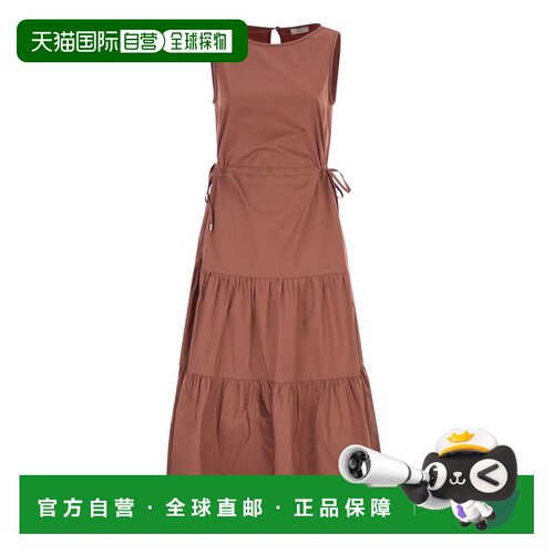 香港直邮PESERICO 女士连衣裙 A0272001979024 SS2026 红色 Sleev