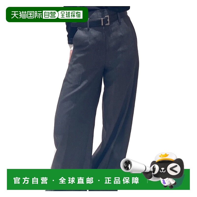 日潮跑腿UNIQLO优衣库女款快干弹力直筒长裤通勤休闲裤长裤477872