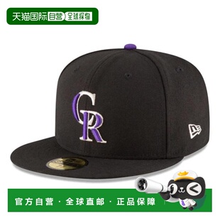日本直邮NEW ERA 科罗拉多落基山队59FIFTY MLB赛场游戏帽 [14524