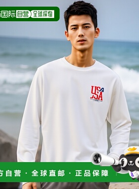 韩国直邮AUTRY Autry 23SS 白色男士标志性徽标泳衣 SWIM 2321 /