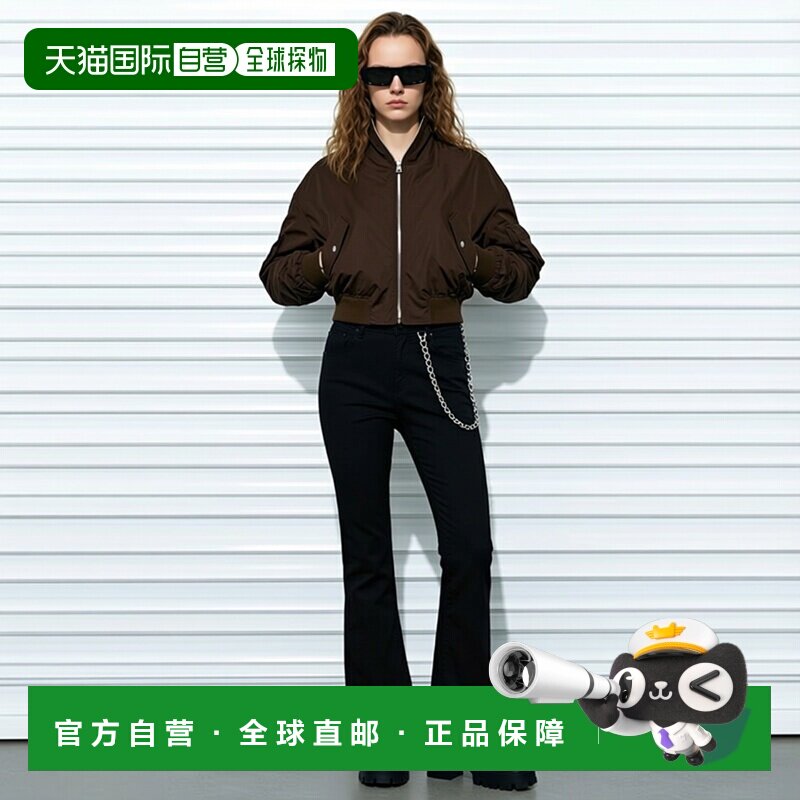 香港直邮Givenchy 纪梵希 女士 拉链披肩领飞行员夹克 BW00SA14JD
